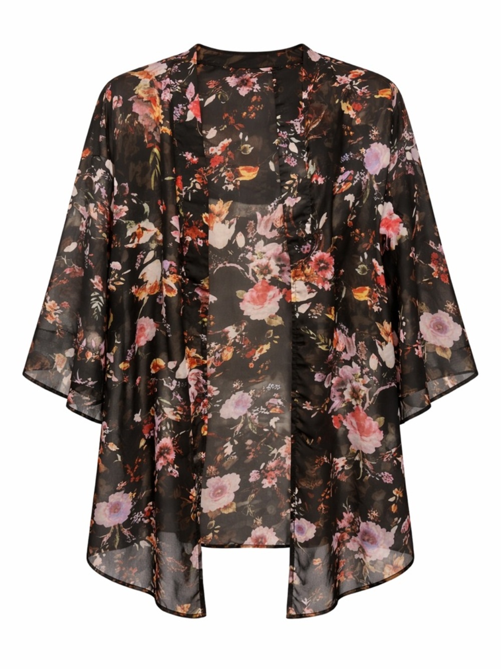 A Classy Chic Boutique Floral Camisole - Black and Multicolor